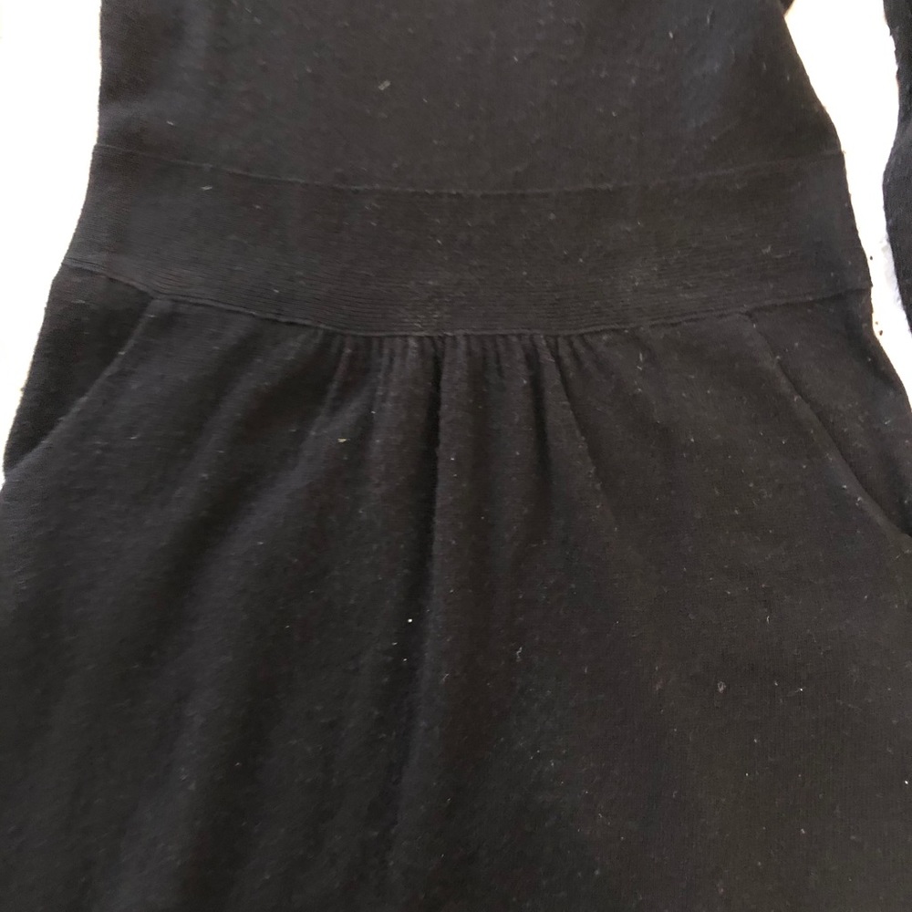Black sweater dress